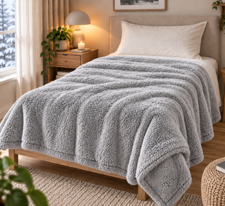 پتو تدی یکنفره ترک سایز 160×220 برندAbercrombie(ابرکرومبی)